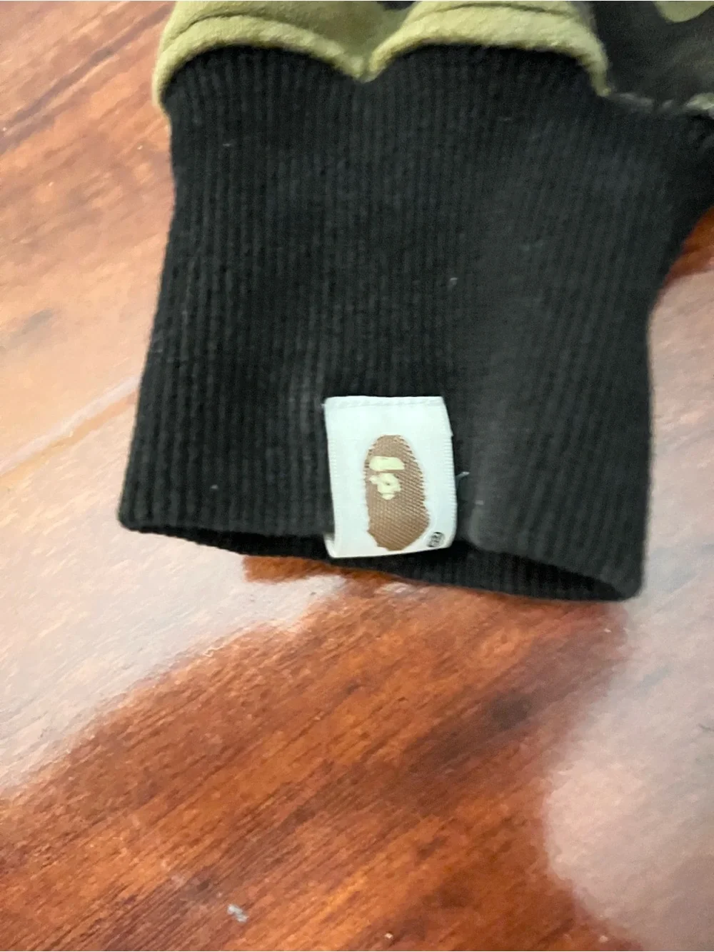 Like New LARGE BAPE 1st Camo Half Shark Full-Zip Hoodie